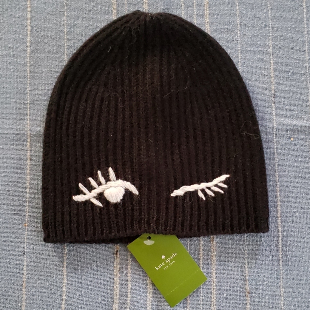 Kate Spade Winking Beanie!